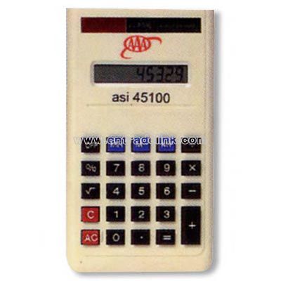 Electronic pocket calculator with auto power off and raised keys