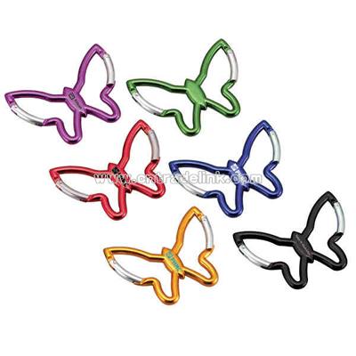 Elegant butterfly designed carabiner