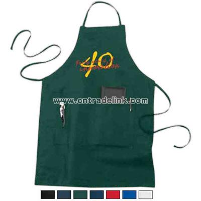 Embroidery - Adjustable bib apron