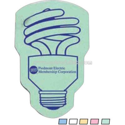 Energy saving light bulb shaped compressed sponge