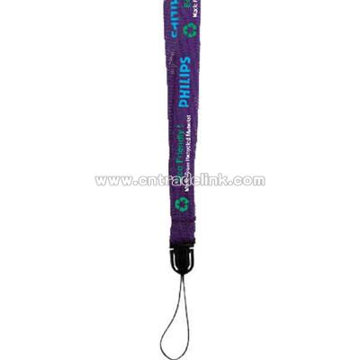 Euro - Soft comfortable polyester lanyard