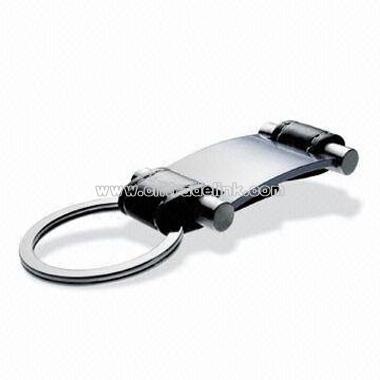 Executive Leather Keychain