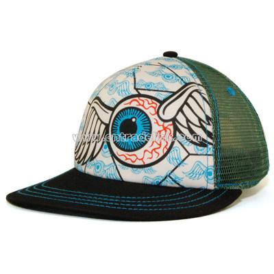 Eyez Flat Bill Trucker cap