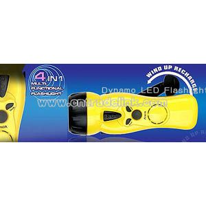 FM Dynamo Radio with LED light