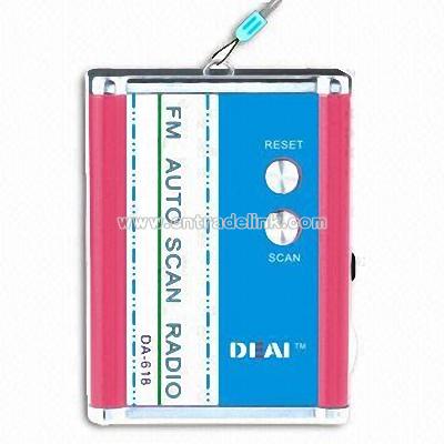 FM auto-scan radio