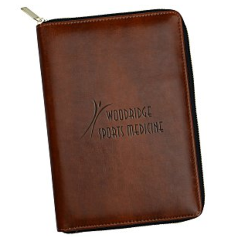 Fabrizio RFID Zip Portfolio Notebook