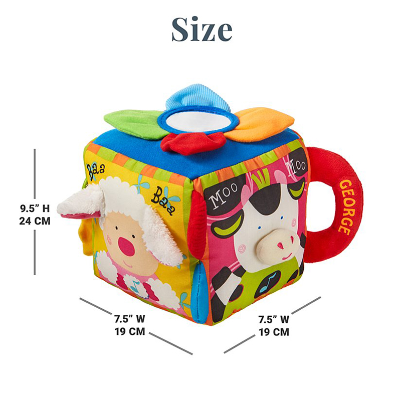 Farmyard Friends Personalized Musical Cube