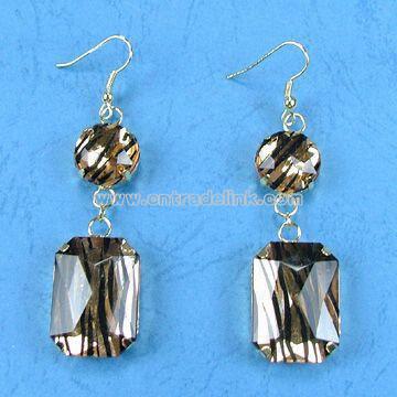 Fashion Earrings with Golden Plating