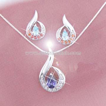 Fashion Sterling Silver Jewelry Set