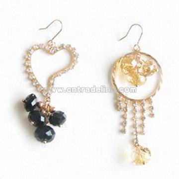 Fashionable Glass Beads Earring