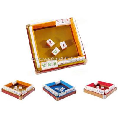 Fashionable Mahjong Resin Ashtray