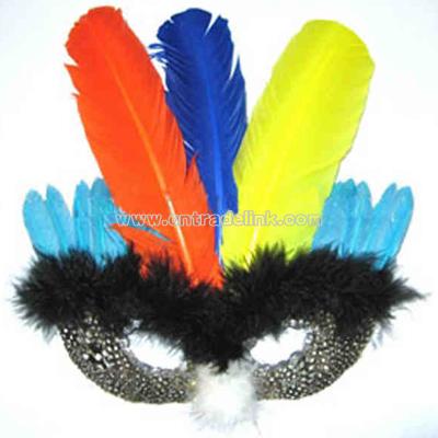 Feather mask