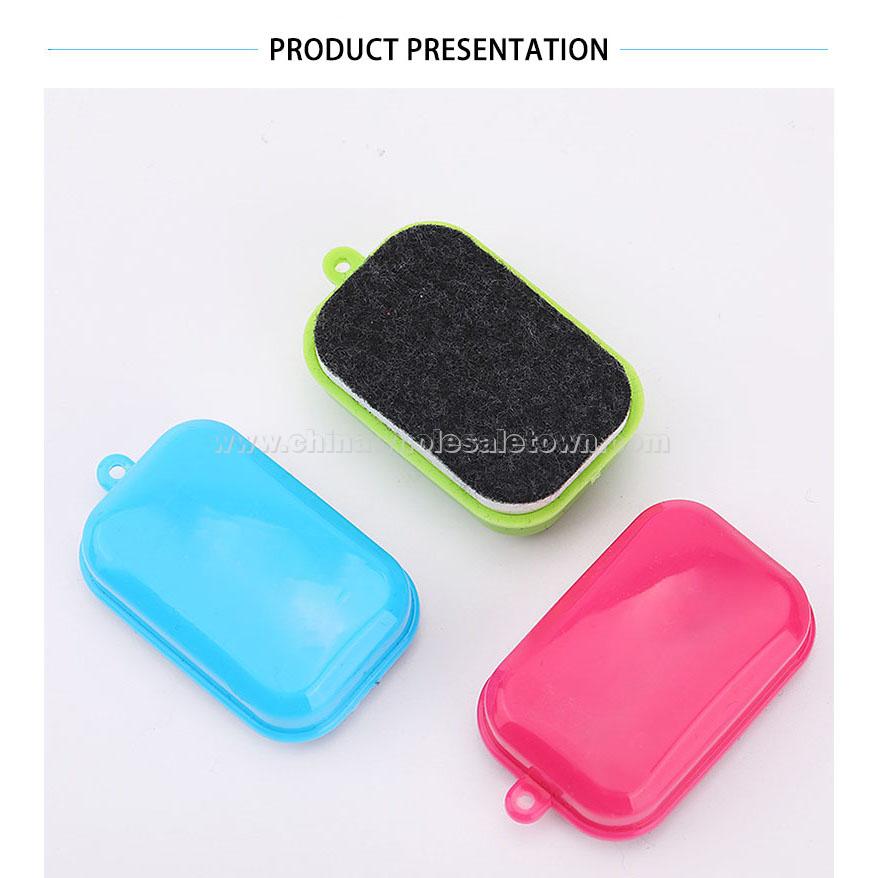 Felt blackboard eraser Small magnetic color whiteboard eraser Teacher office board eraser