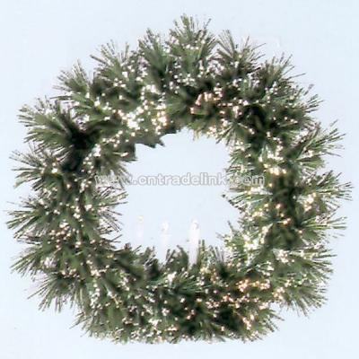 Fiber Optic Wreath