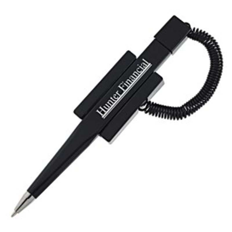 Financier Coil Cord Pen