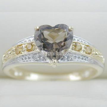 Fine Gold Jewelry-10k Gold Diamond Ring