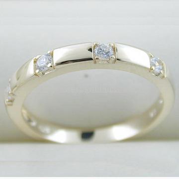 Fine Gold Jewelry-10k Gold Zircon Ring