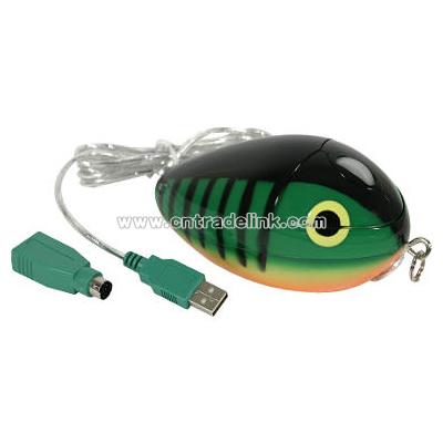 Fish Corded Optical Computer Mouse