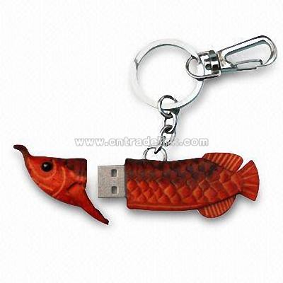 Fish Keychain USB Flash Drive