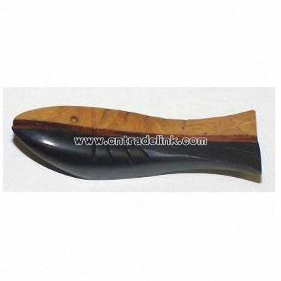Fish Wood Chopstick Rest