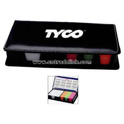 Five in 1 sticky flag and note pad holder