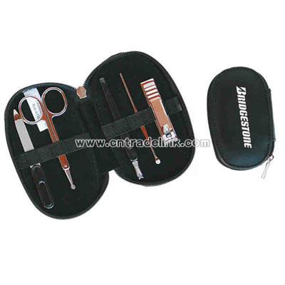 Five piece travelers manicure sets