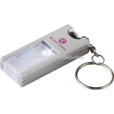 Flare Rectangular LED Keychain
