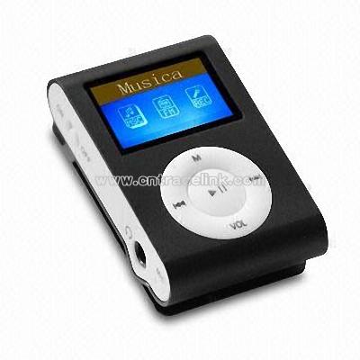 Flash MP3 Player with Single Color Backlight and FM Radio