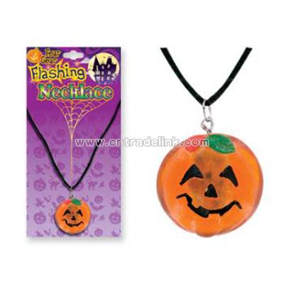 Flashing Halloween Necklace Lead Safe