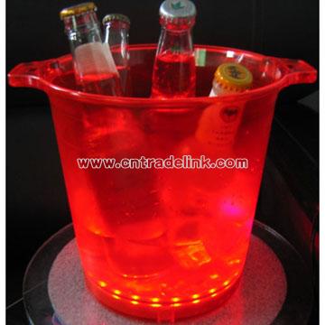 Flashing Ice Bucket with LOGO