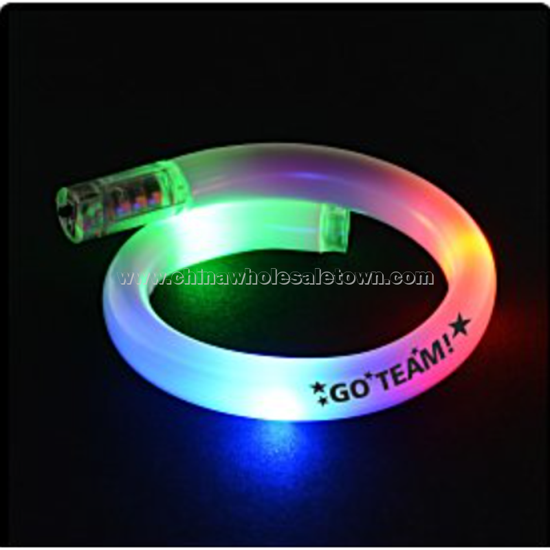 Flashing LED Tube Bracelet - Multicolor