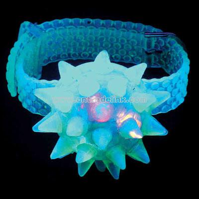 Flashing LED jelly bracelet