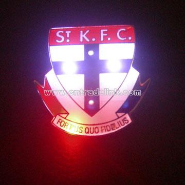 Flashing Magnetic Badge