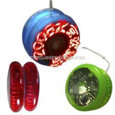 Flashing Message Yoyo Ball