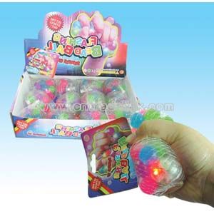 Flashing Squeeze Beads Ball