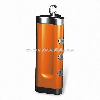 Flashlight Radio with Mini Torch and Automatic FM Scan