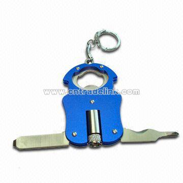 Flashlight With Bottle Opener Keychain