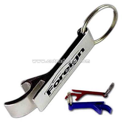 Flat shaped pop top keychain