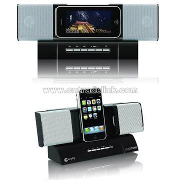 Flexible Stereo Speaker for iPod with Remote Control