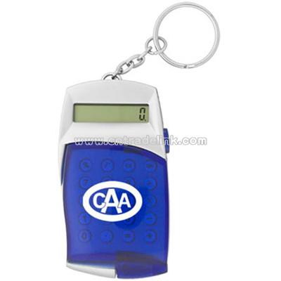 Flip Cover Calculator Keychain