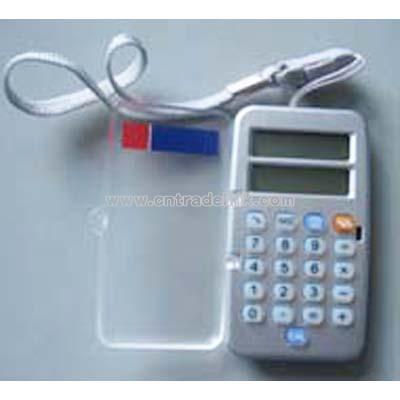Flip Cover Euro Converters Calculator with lanyard