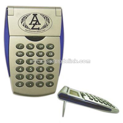 Flip open calculator
