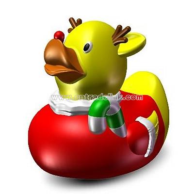 Floating Rubber Reindeer Duck Toys