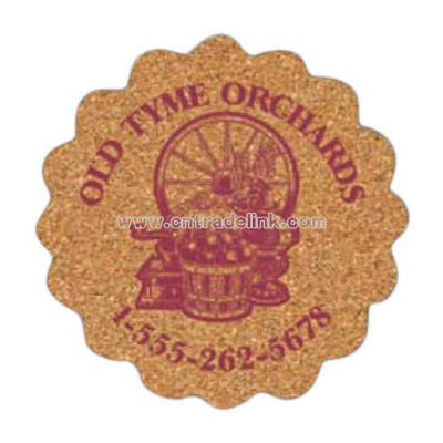 Flower Cork coaster