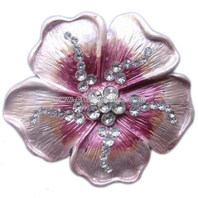 Flower-Shaped Alloy Belt Buckle