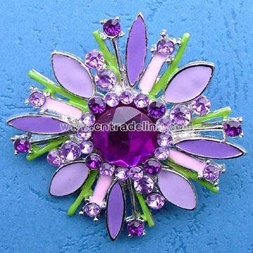 Flower-shaped Brooch