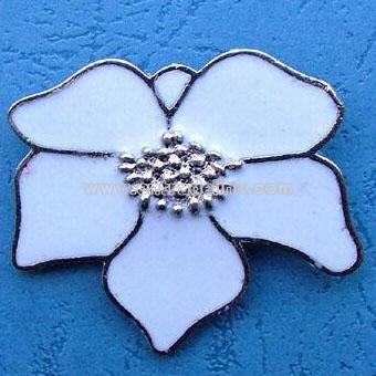 Flower-shaped Brooch