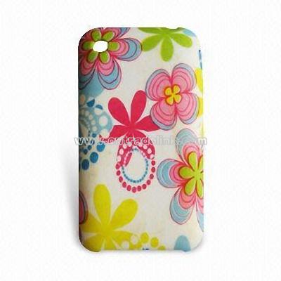 Flowers Silicone Skin Cover for iPhone3G