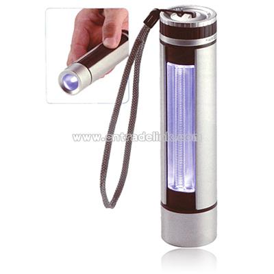 Fluorescent Plastic Flashlight