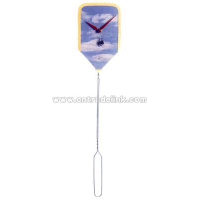 Fly Swatter Wall Clock